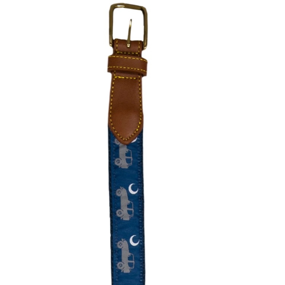 Simply Southern Men’s Blue Jeep Off Road Belt - Picture 4 of 5